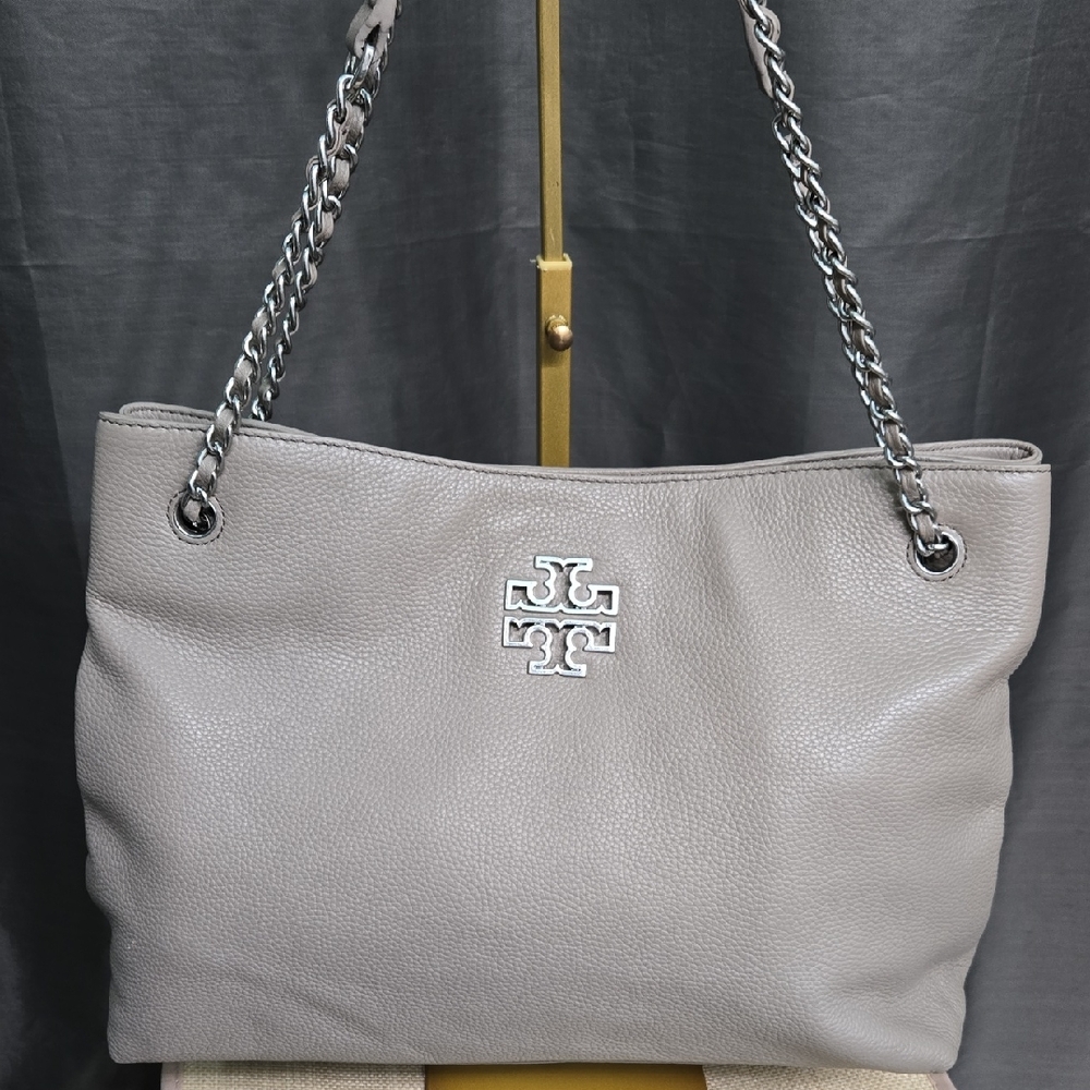 Tory Burch Gray Shoulder Bag